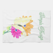 Minimalist Butterfly and Flowers 'Simple Things'  Geschirrtuch (Horizontal)