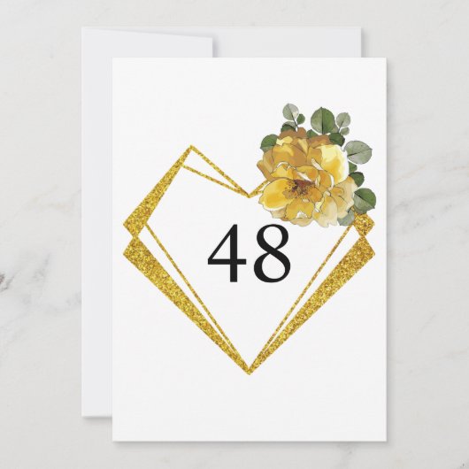 Minimalist calligraphy text birthday party einladung (Vorderseite)