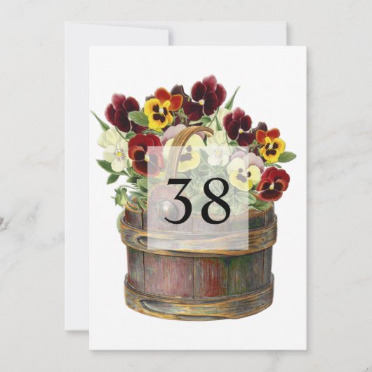 Minimalist calligraphy text birthday party einladung (Vorderseite)