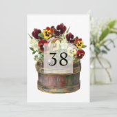 Minimalist calligraphy text birthday party einladung (Stehend Vorderseite)