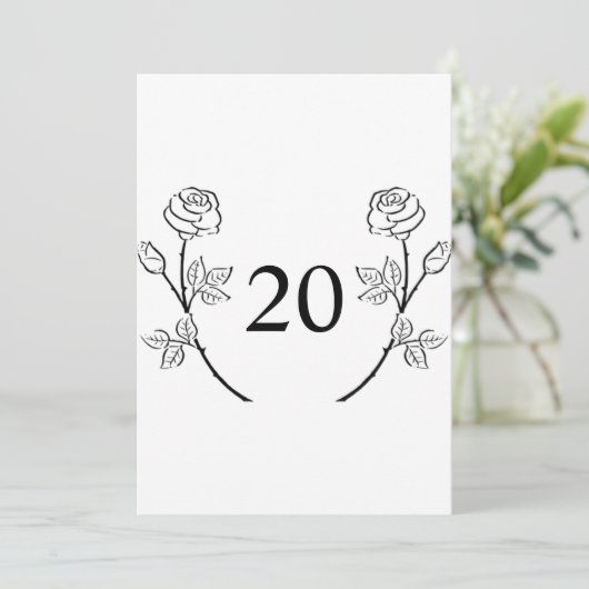 Minimalist calligraphy text einladung (Stehend Vorderseite)