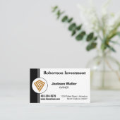 Minimalist Calling Card for Any Business Visitenkarte (Stehend Vorderseite)