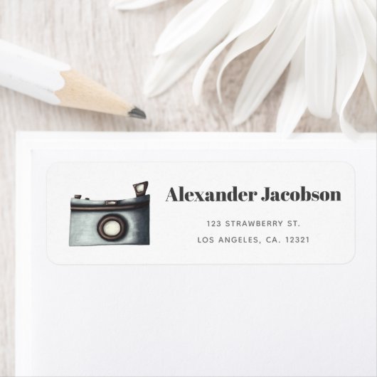 Minimalist Camera Photography Return Address (Insitu)