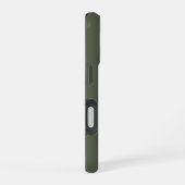 Minimalist Camo Grün Monogramm Name Case-Mate iPhone 16 Hülle (Rechte Seite)