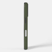 Minimalist Camo Grün Monogramm Name Case-Mate iPhone Hülle (Rückseite / Rechts)