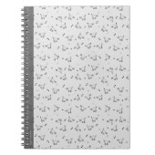 Minimalist Cat Line Art Notebook Notizblock (Vorderseite)