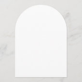 Minimalist Catholic Mass Wedding Einladung (Rückseite)