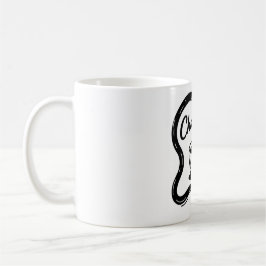Minimalist Chai Time Typography Art Kaffeetasse