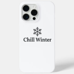 Minimalist Chill Winter-Schneeflocke iPhone 15 Pro Case-Mate iPhone Hülle