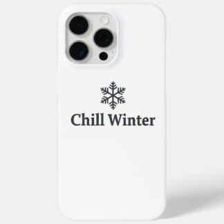 Minimalist Chill Winter-Schneeflocke iPhone 15 Pro Case-Mate iPhone Hülle