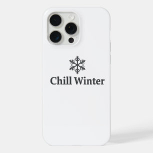 Minimalist Chill Winter-Schneeflocke iPhone 15 Pro Max Hülle