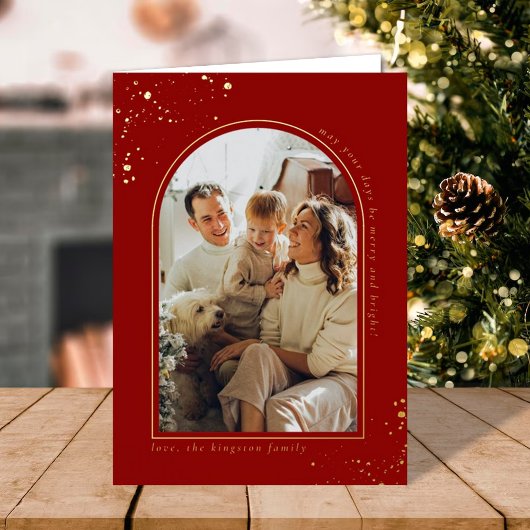 Minimalist Christmas Arch Photo Frame Real