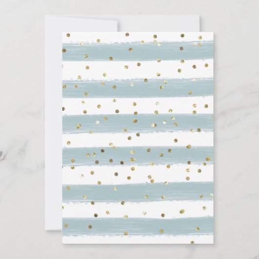 Minimalist Christmas Bow Snowflake Baby Sprinkle Einladung (Rückseite)