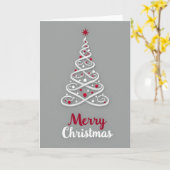 Minimalist Christmas Card Karte (Gelbe Blume)