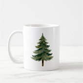 Minimalist Christmas Tree Design Kaffeetasse (Links)