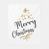 Minimalist Christmas Tree - Festive and Simple Fleecedecke (Vorderseite)