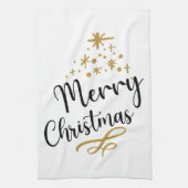 Minimalist Christmas Tree - Festive and Simple Geschirrtuch (Vertikal)