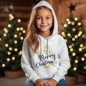 Minimalist Christmas Tree - Festive and Simple Hoodie