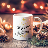 Minimalist Christmas Tree - Festive and Simple Tasse