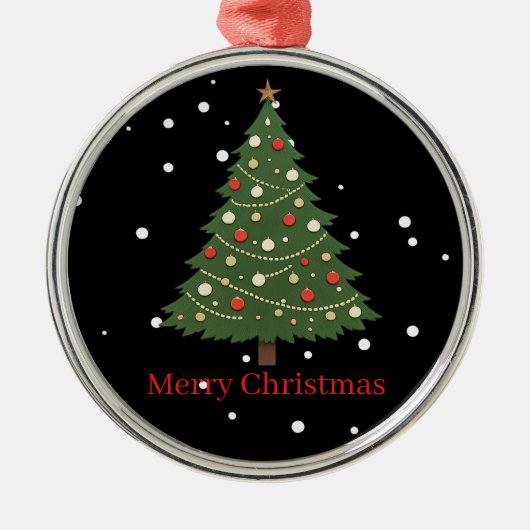 Minimalist Christmas Tree Ornament (Vorne)