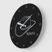 Minimalist Classic Cowboy Lg. Wall Clock Große Wanduhr (Winkel)