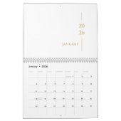 Minimalist Clean Design Kalender (Jan 2026)