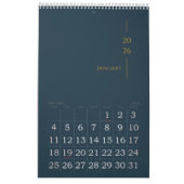 Minimalist Clean Design Kalender (Jan 2026)