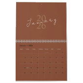 Minimalist Clean Design Kalender (Jan 2026)