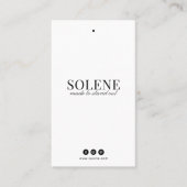 Minimalist Clothing Hang Tag Template (Vorderseite)