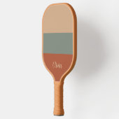 Minimalist Color BlockModern Boho Pickleball Schläger (Links)