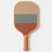 Minimalist Color BlockModern Boho Pickleball Schläger (Rückseite)