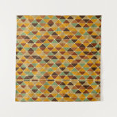 Minimalist Colorful Geometry–Fresh Stylish Pattern Wandteppich (Vorderseite (Horizontal))