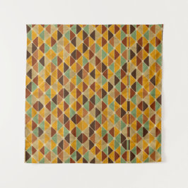 Minimalist Colorful Geometry–Fresh Stylish Pattern Wandteppich