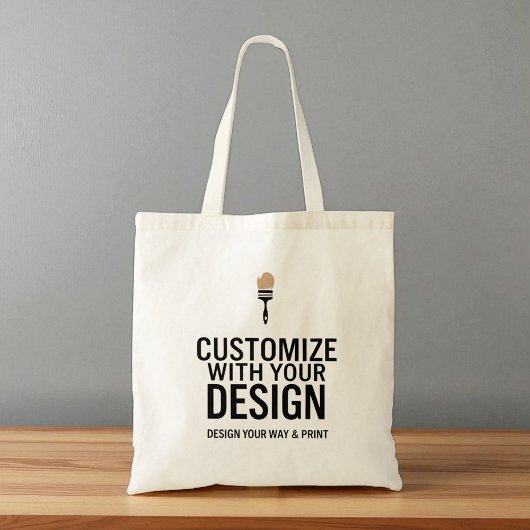 Minimalist Company Branded Custom Personalized  Tragetasche