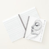 Minimalist Continuous Line Art Notebook Notizblock (Innenseite)
