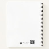 Minimalist Continuous Line Art Notebook Notizblock (Rückseite)