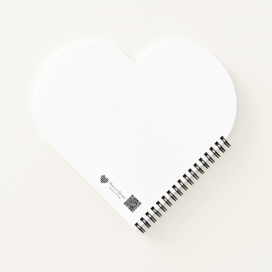 Minimalist Continuous Line Art Notizblock (Rückseite)