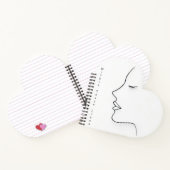 Minimalist Continuous Line Art Planner Notizblock (Innenseite)