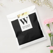 Minimalist Couple Monogram wedding Geschenktütchen (Versiegelt)