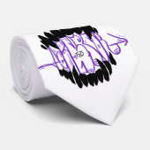 minimalist cover design "Aggressor" collection Krawatte (Gerollt)