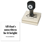 Minimalist Custom Christmas Gummistempel (Stempel)