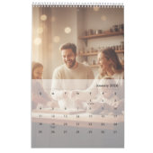 Minimalist Custom Family Photo 2026 Kalender (Jan 2026)