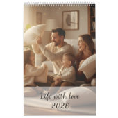 Minimalist Custom Family Photo 2026 Kalender (Titelbild)