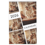 Minimalist Custom Family Photo 2026 Kalender (Titelbild)