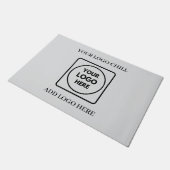 Minimalist Custom Logo Kraft Doormat Fußmatte (Schrägansicht)