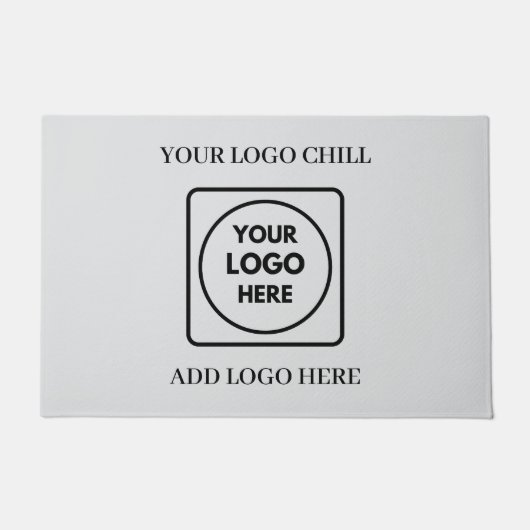 Minimalist Custom Logo Kraft Doormat Fußmatte (Vorderseite)