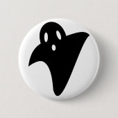 Minimalist cute ghost button (Vorderseite)