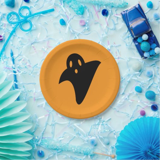 Minimalist cute ghost pappteller (Party)