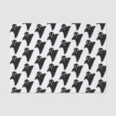 Minimalist cute ghost seidenpapier (Vorderseite)