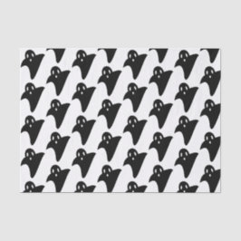 Minimalist cute ghost seidenpapier